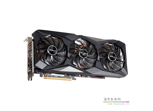华擎 AMD RADEON RX 6700XT  7nm RDNA 2架构 12GB GDDR6电竞游戏显卡